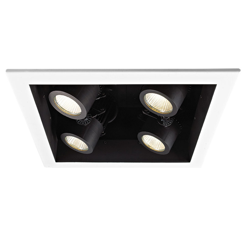 Precision Multiples 18.5'' Black Aluminum LED Spotlight Kit, Energy Star