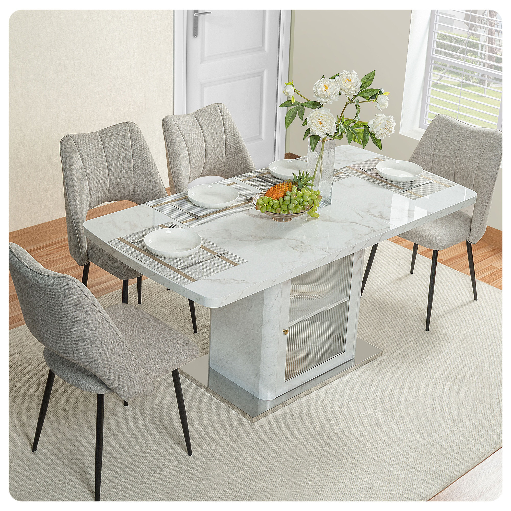 George Oliver Modern Rectangle Dining Table - Wayfair Canada