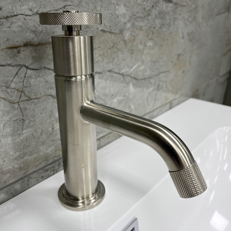 Robin Basin Mixer Tap - Brushed Nickel, Brushed Nickel