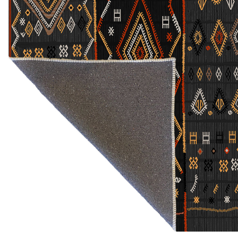 Koye Performance Washable Moroccan Indoor / Outdoor Rug, Rectangle 5' x 8'3"
