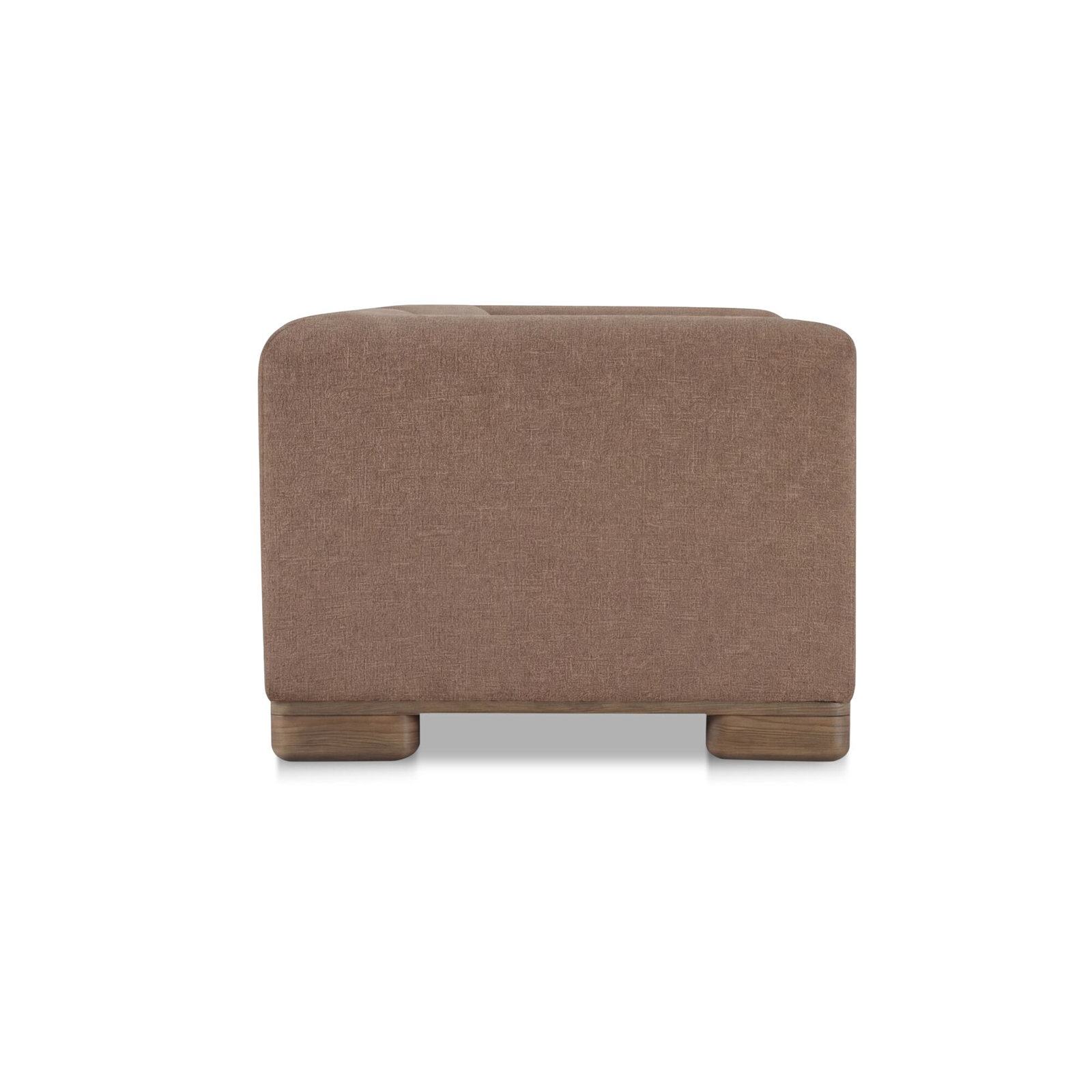 Beau Modular Corner Sectional, 30" H x 115" W x 40" D, Brown