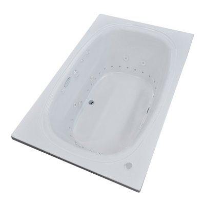 St. Kitts 71'' x 35.5'' Acrylic Bathtub
