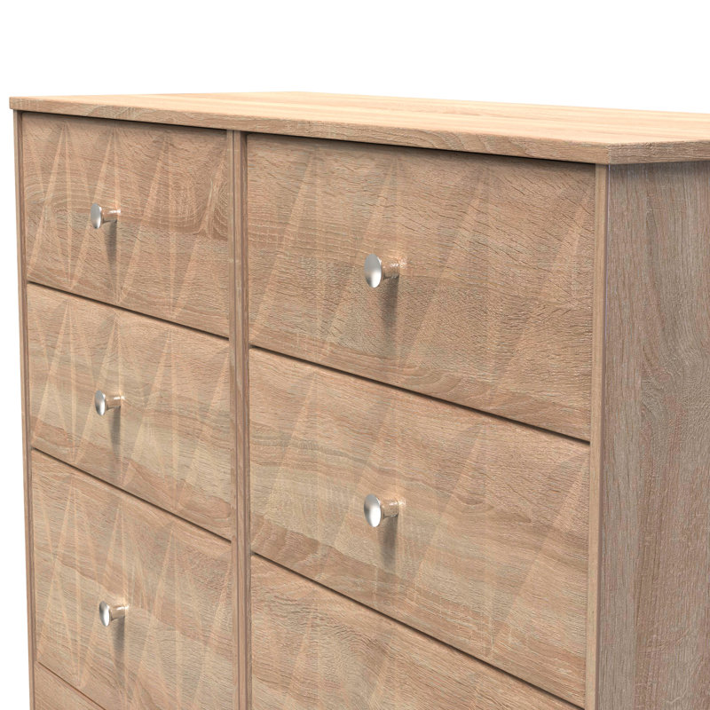 Ceinwen 115cm W 6 - Drawer Chest of Drawers, Bardolino Oak
