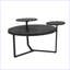 Table basse moderne avec deux tablettes