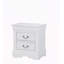 1pc Table de chevet blanche Louis Philippe-1458902446