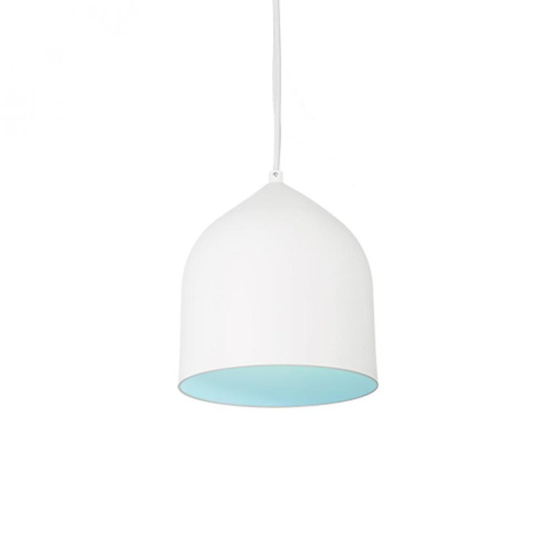 Helena 1 - Light LED Single Pendant, White/Blue, White
