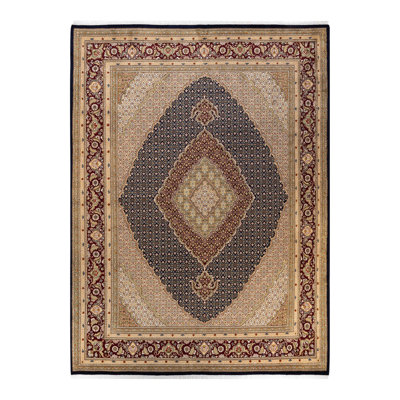 Classic One-of-a-Kind 9' 2" X 12' 4" Hand Knotted Area Rug