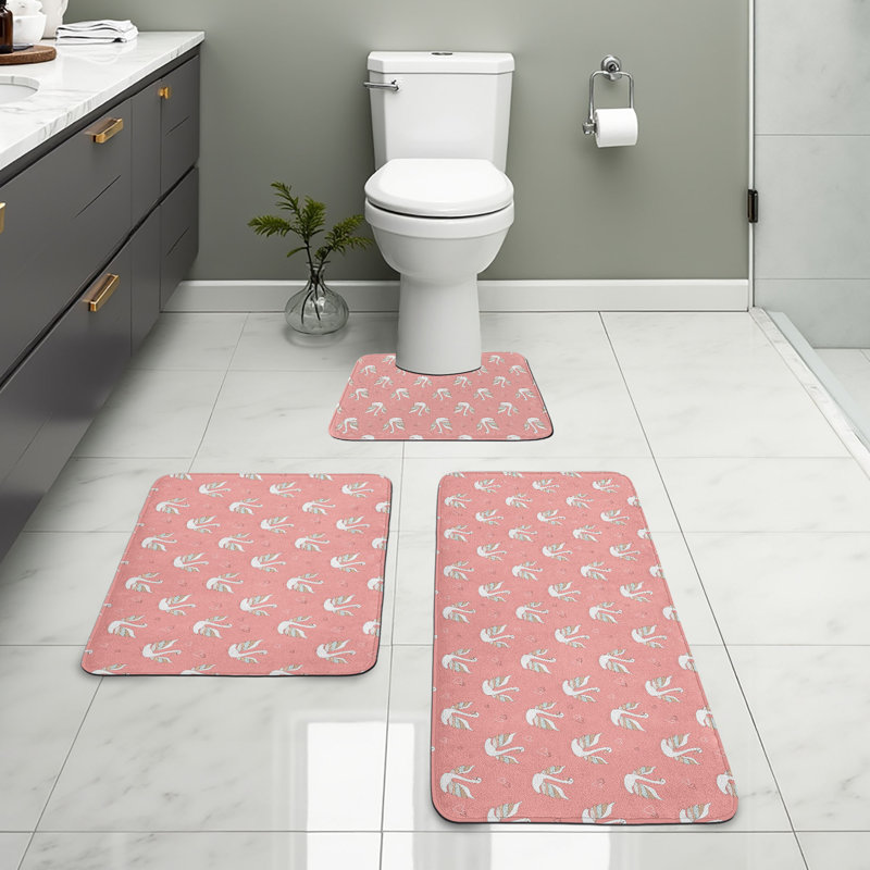  Multicolore ensemble de tapis en U et rectangulaires Swan