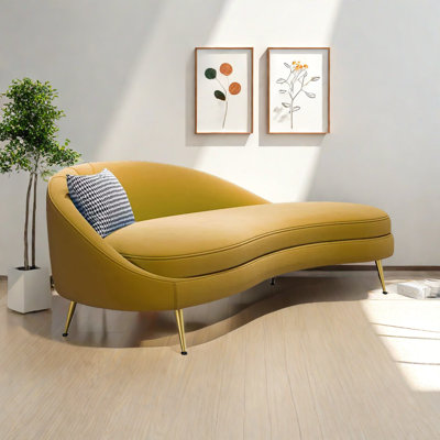 Chaise longue rembourrée Bevens