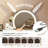 Vanity Desk with Mirror & Lights – Makeup Vanity Elegant Rabbit Ear Design for A Glamorous Makeup Experience-409244411