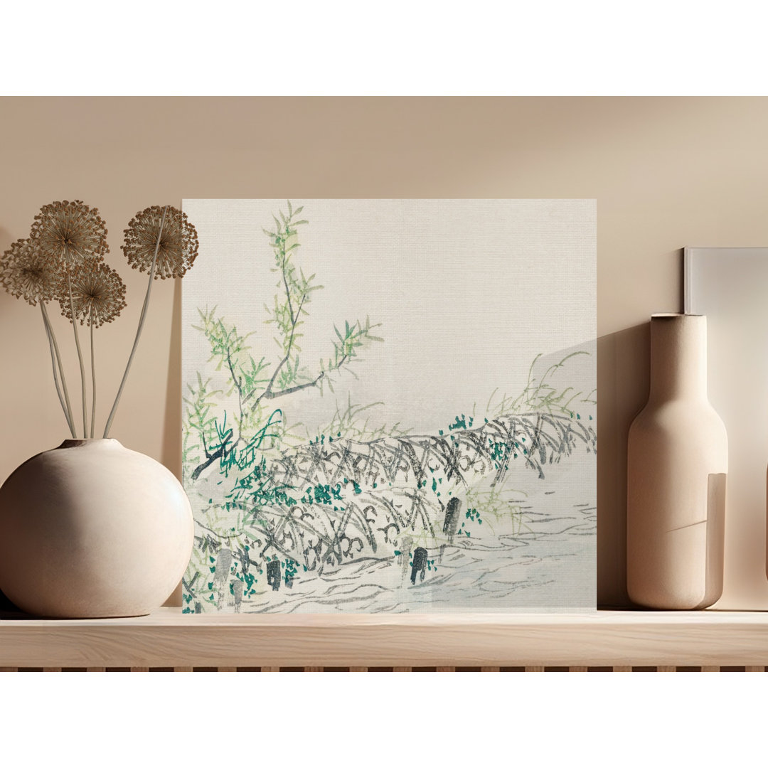 Zen Japanese Willow Tree Canvas Print
