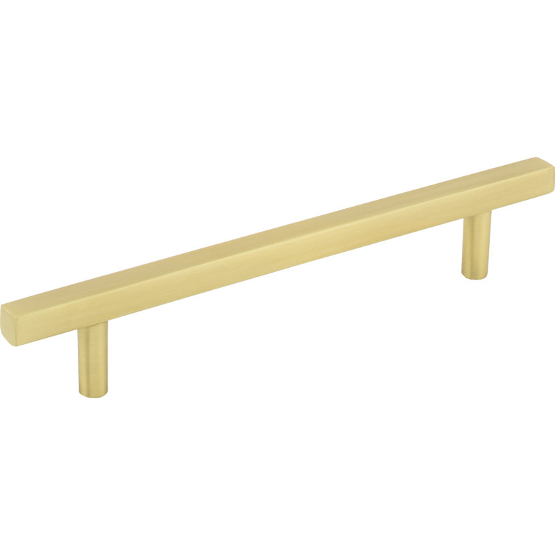 Dominique Bar Pull, 5 1/16", Brushed Gold