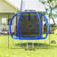 Trampoline extérieur de 8 pi pour enfants avec base circulaire, certifié ASTM