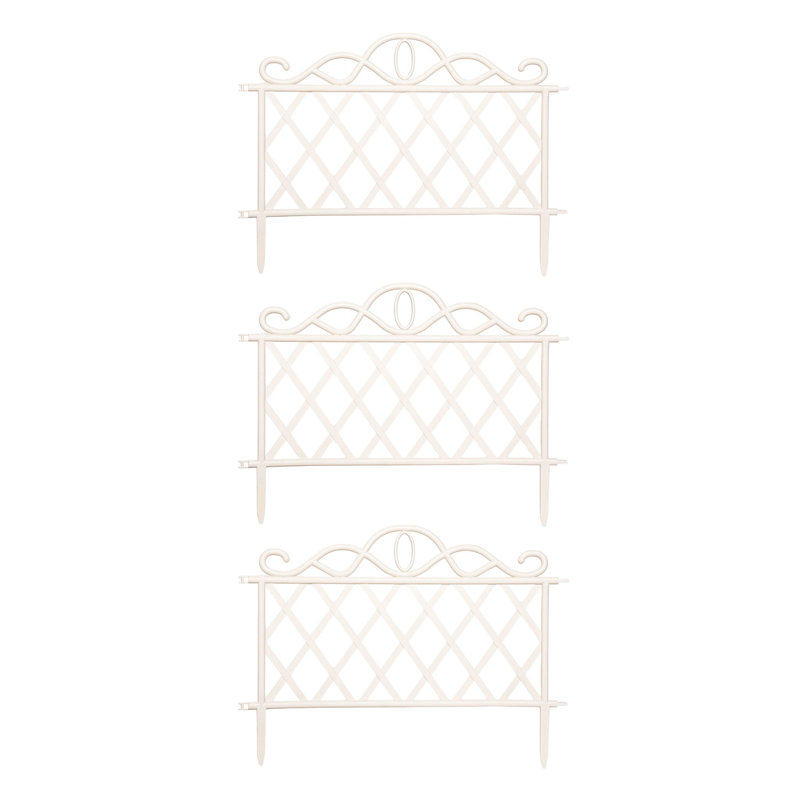 27cm H x 48cm W Plastic Border Fencing
