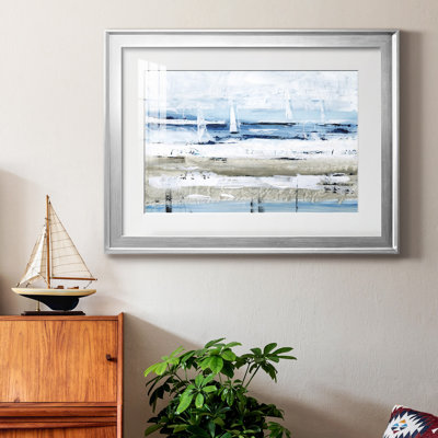«Sea Gaze I», reproduction encadrée de qualité supérieure - prête à être accrochée