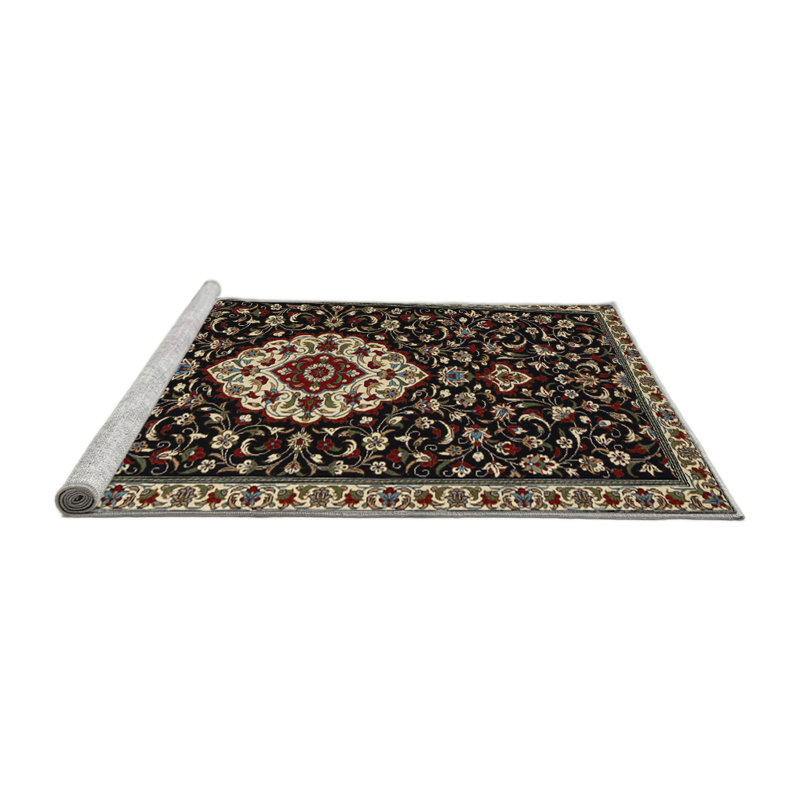 Tapis oriental tissé à la machine Cartlin, Carré 5 pi