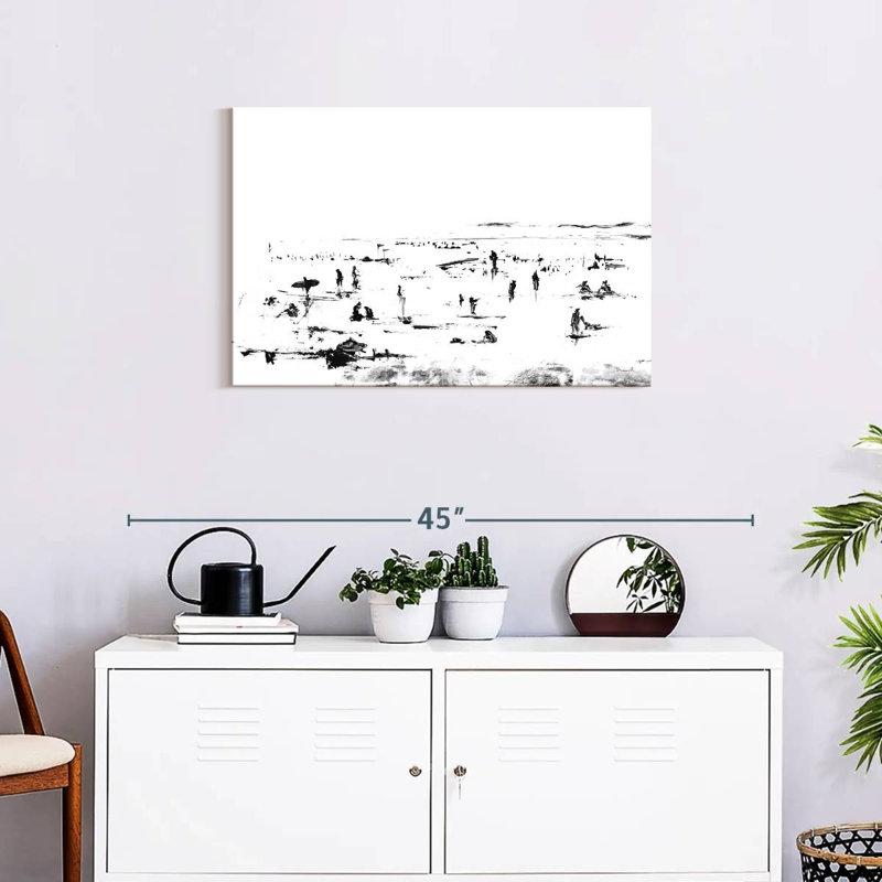 Avery Beach People, 20" H x 30" W