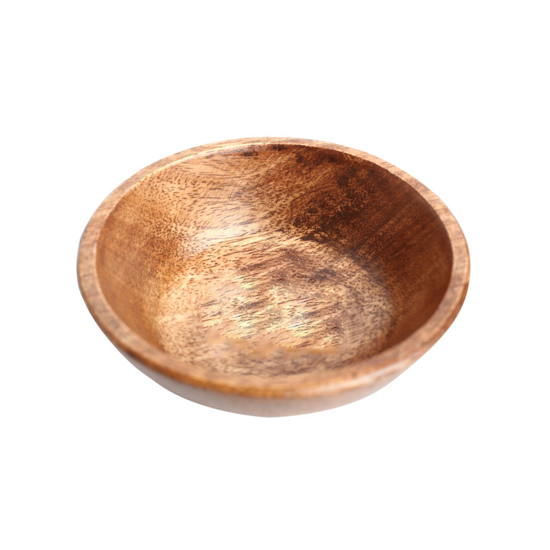 Solid Wood Decorative Bowl