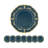 8 Pack Plastic Charger Plate, D13"
