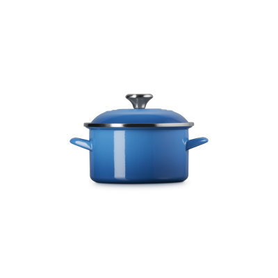 Le Creuset Enamel On Steel Petite Stockpot 3.8Qt. Flame