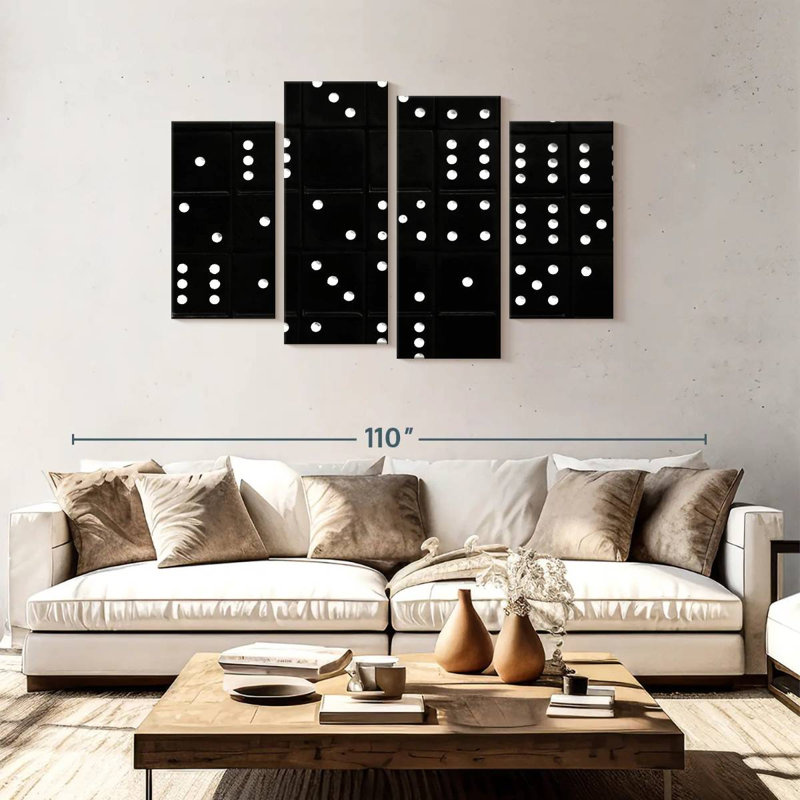 Senne Dominoes, 48'' H x 75'' W