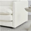 Ensemble de canapé 3 pièces avec coussins et coussins décoratifs, ensemble de canapé comprenant 2 fauteuils et un canapé à 2 places, ensemble de canapé décontracté peu encombrant pour le salon, chenille blanche-904368831