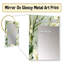Motif tropical Casiyah Bamboo Whispers - miroir mural, botanique, floral-74778712