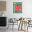  «Kitchen Disco Tomato», art mural sur toile par Lisa Perry White-1642535985-1642535994