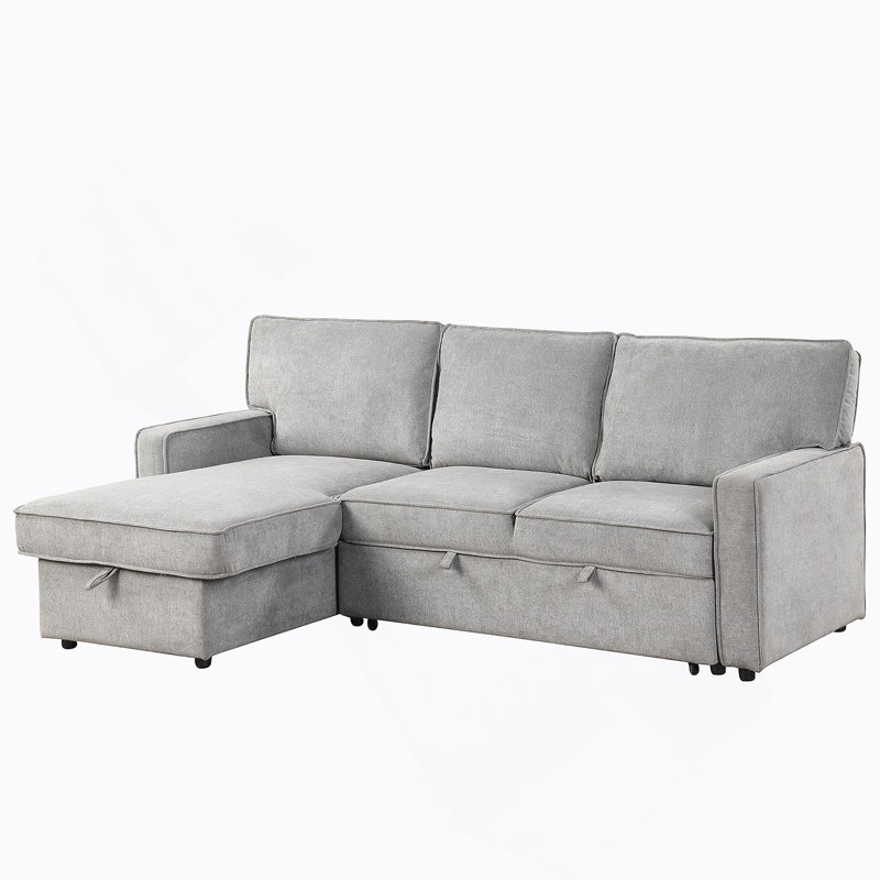 Canapé-lit modulaire Upholstery avec espace de rangement, port USB, 2 porte-gobelets