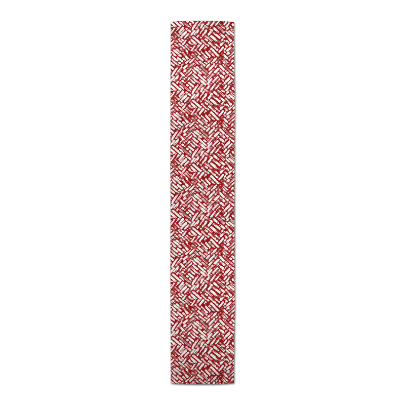 Chemin de table Cordairo, 72 po x 16 po, Rouge