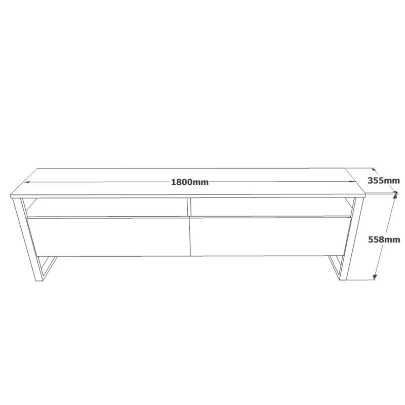Bardhyle TV Stand for TVs up to 65"