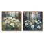Pivoines dans la forêt alpine I - décoration murale pivoines - art mural traditionnel 2 pièces-254813218-254813228-254813225