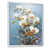 Cadre flottant blanc