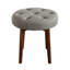 Tabouret rond capitonné Elle Decor-24099452