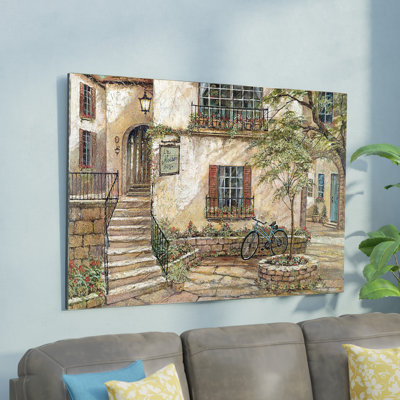 "La maison du vin" par Ruane Manning, reproduction d'art sur toile