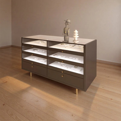 Simple and fashionable commercial display cabinets, suitable for fashion stores, jewelry stores and boutique showrooms