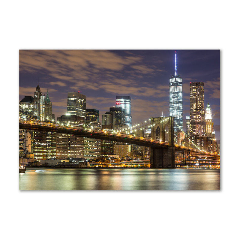 Brooklyn Bridge - No Frame Print on Canvas