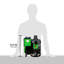 Ventilateur de saut commercial gonflable 1HP JumpOrange Bounce House