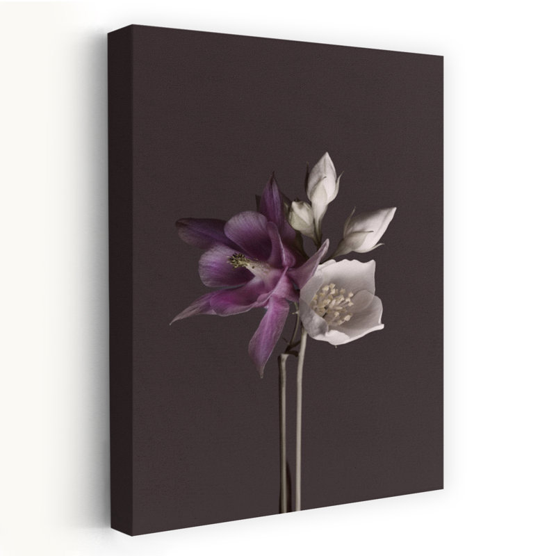 Art floral contemporain «Vertu 2», H 36 po x l 24 po