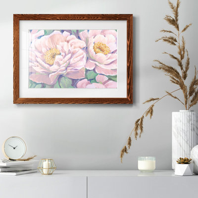 Pivoines en fleurs II, impression sur papier