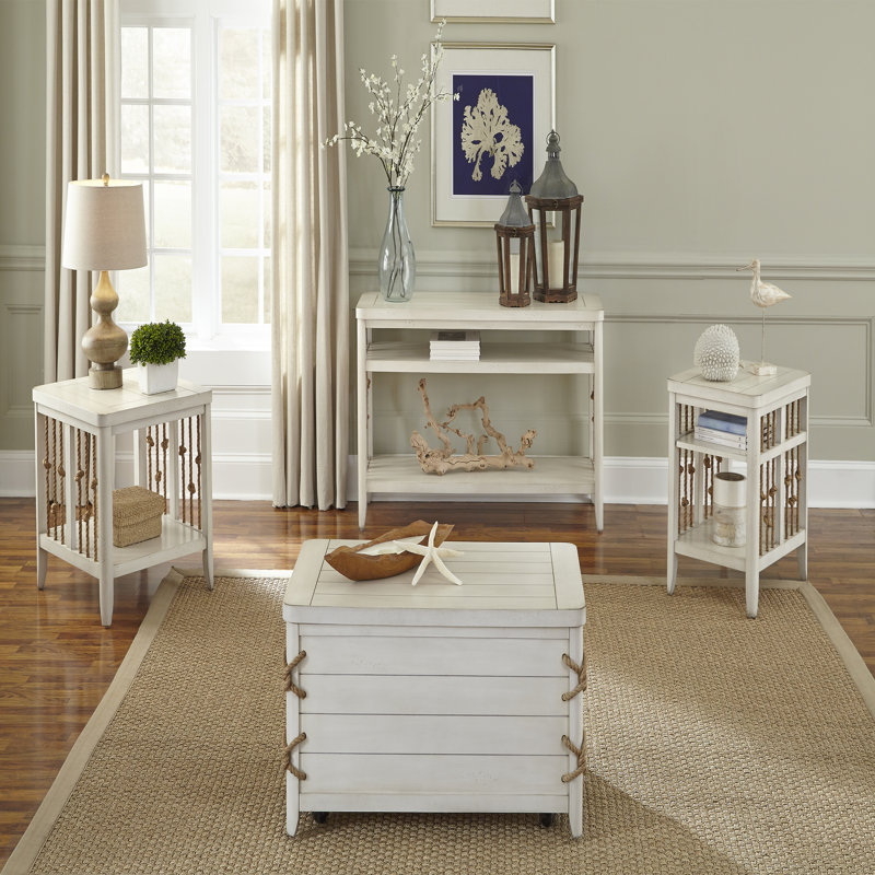 Alvon Coffee Table, White