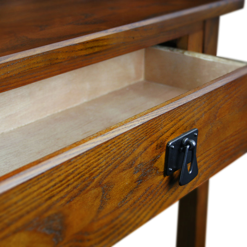 Mission Solid Wood Console Hall Stand, Russet