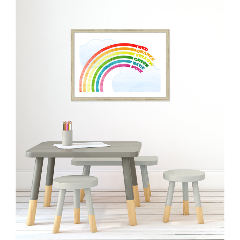 Art sur toile, couleurs, H 34,5 po x l 24,5 po x P 0,6 po, Encadrement beige