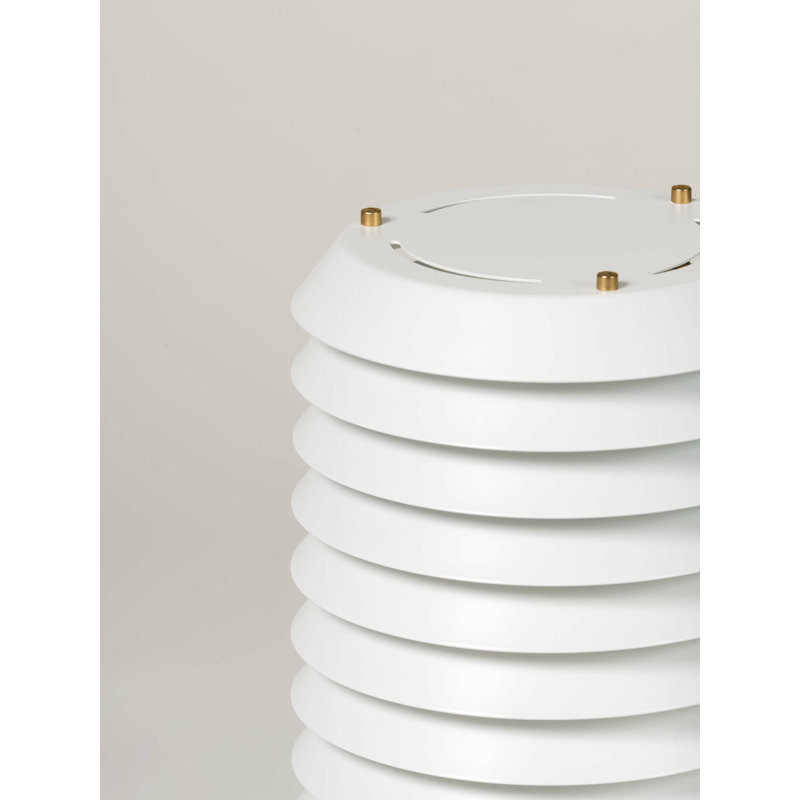Metal Novelty Lamp, White