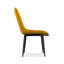 NOVA MODERN VELVET DINING CHAIR PADDED SEAT METAL LEG KITCHEN -729267061