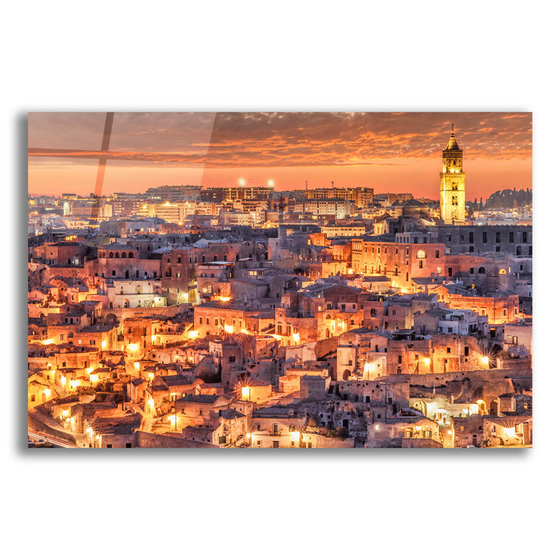 "Coucher de soleil Italie" par Mark A Paulda, H 12 po x l 16 po x P 0,13 po