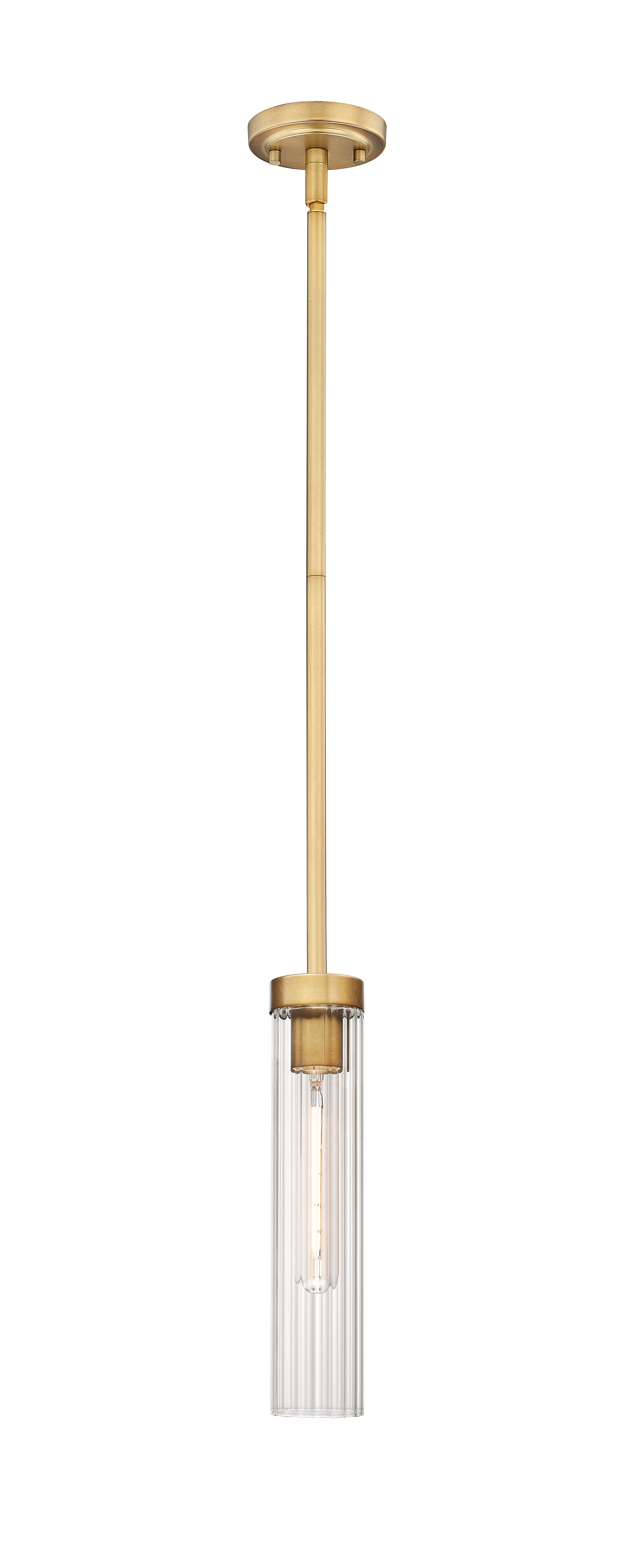 Ebern Designs Mortola 1 - Light Single Cylinder Pendant | Wayfair