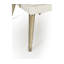 Chaise avec accoudoirs en tissu Shoal