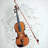 Violin on music sheet - 32"x32" art on canvas