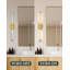 Ensemble de 2 appliques murales, luminaire de meuble-lavabo moderne pour dessus de miroir, applique murale verticale ou horizontale réglable, 2 lumières-1651446146